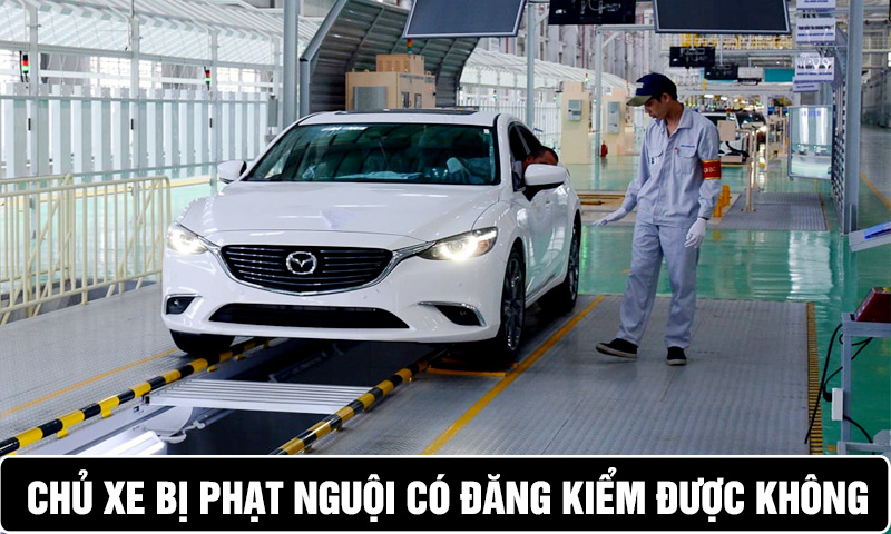 bị phạt nguội có đăng kiểm được không