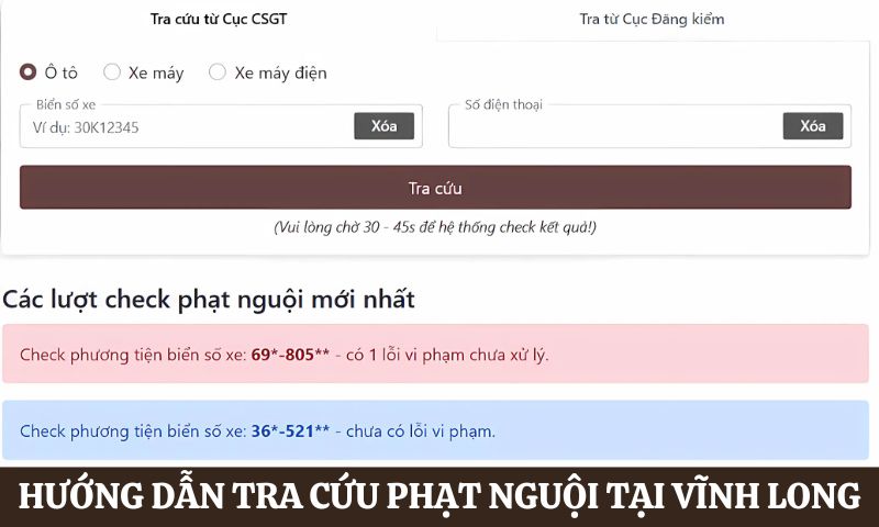 giải đáp Vĩnh Long có camera phạt nguội không