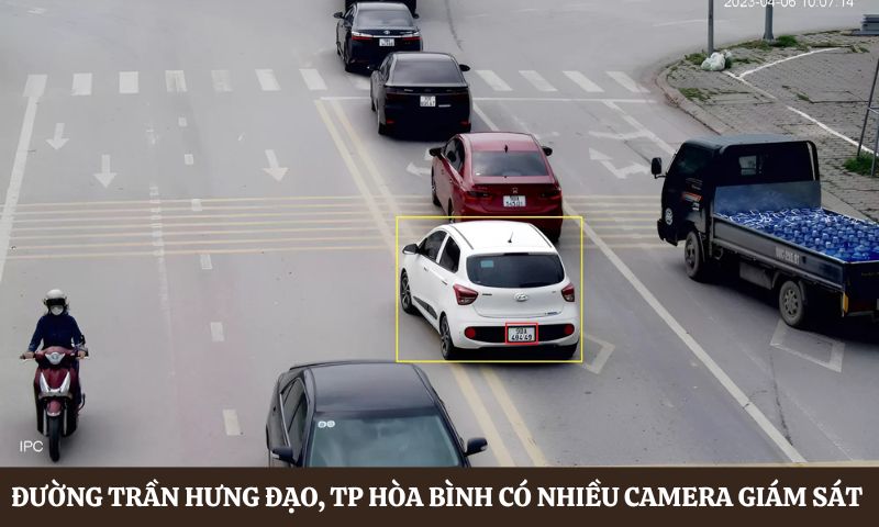 giới thiệu các điểm lắp camera phạt nguội ở Hòa Bình