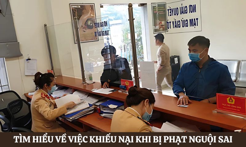 Khiếu nại khi bị phạt nguội sai