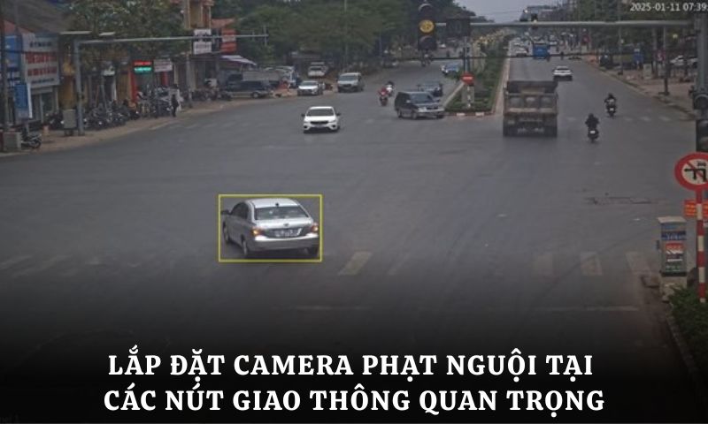 các điểm phạt nguội Phú Thọ tập trung ở những nút giao thông