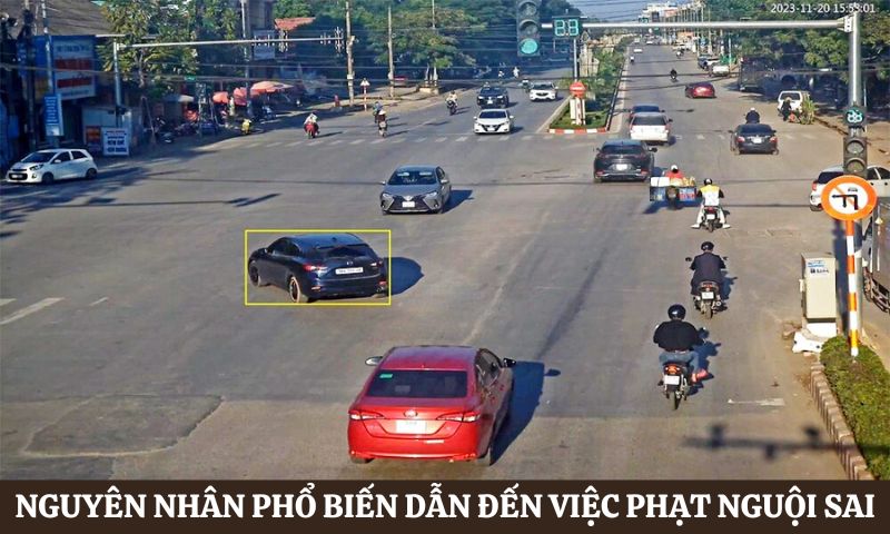 Nguyên nhân Khiếu nại khi bị phạt nguội sai