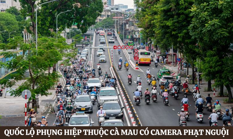 các điểm phạt nguội ở Cà Mau chi tiết