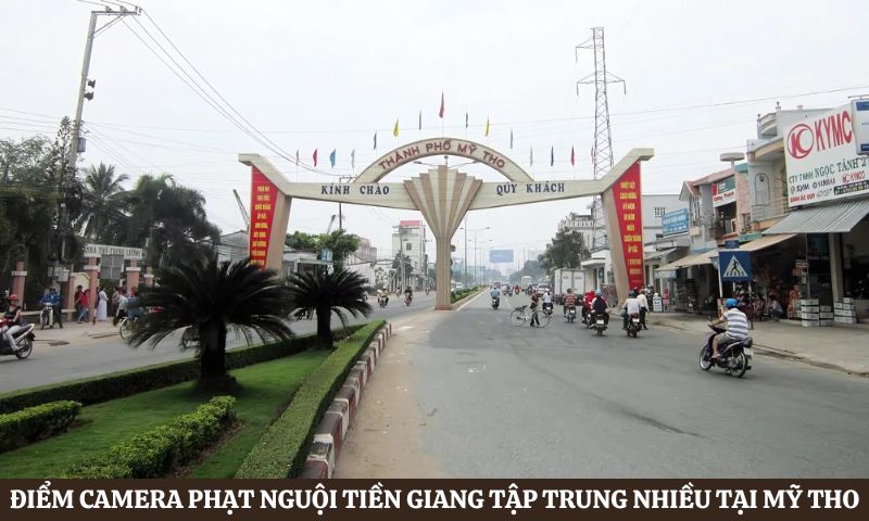 điểm camera phạt nguội Tiền Giang