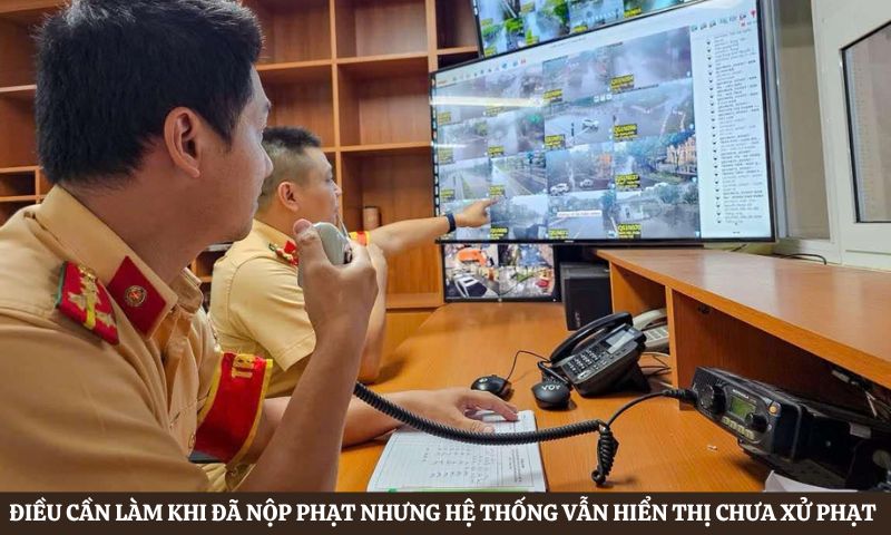 Điều cần làm khi trạng thái chưa xử phạt là gì