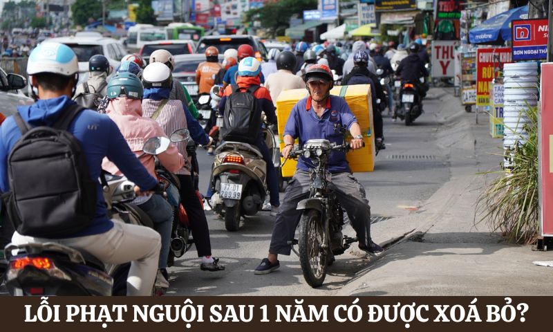 lỗi phạt nguội sau 1 năm 