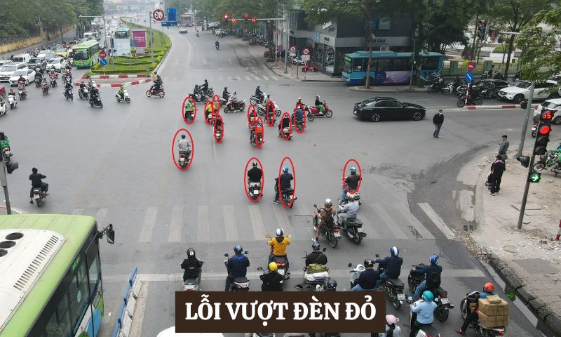 lỗi vượt đèn đỏ