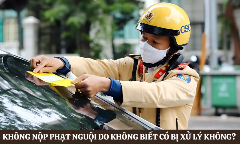 Không đóng phạt nguội có bị xử lý không