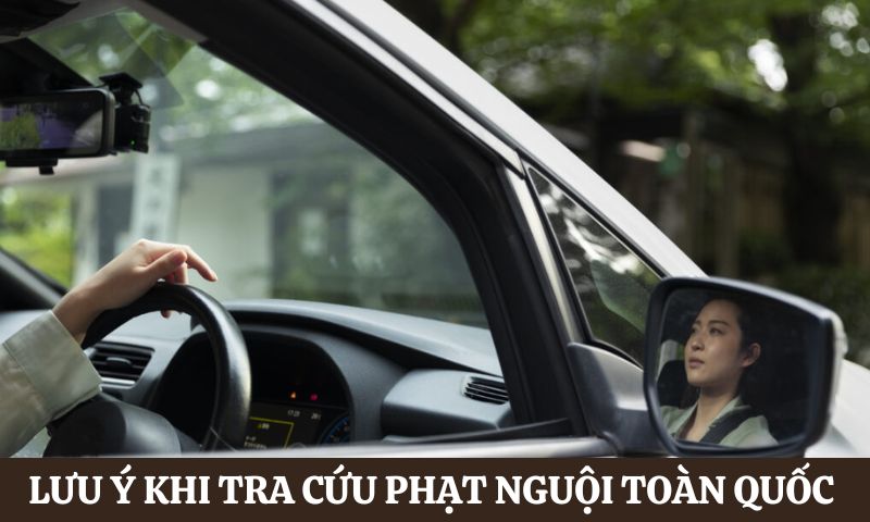Lưu ý tra cứu phạt nguội toàn quốc