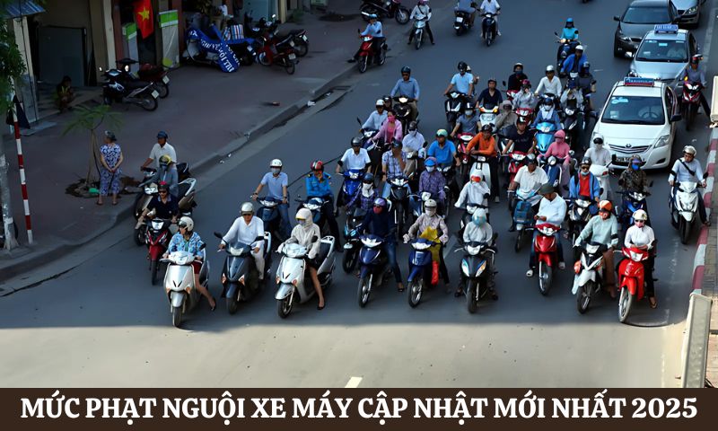 Mức Phạt nguội xe máy